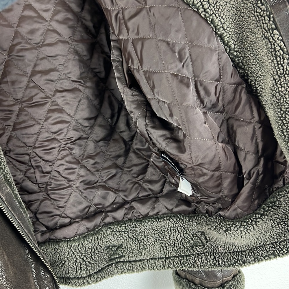 Wilsons Leather Brown Bomber Jacket - Picture 16 of 16